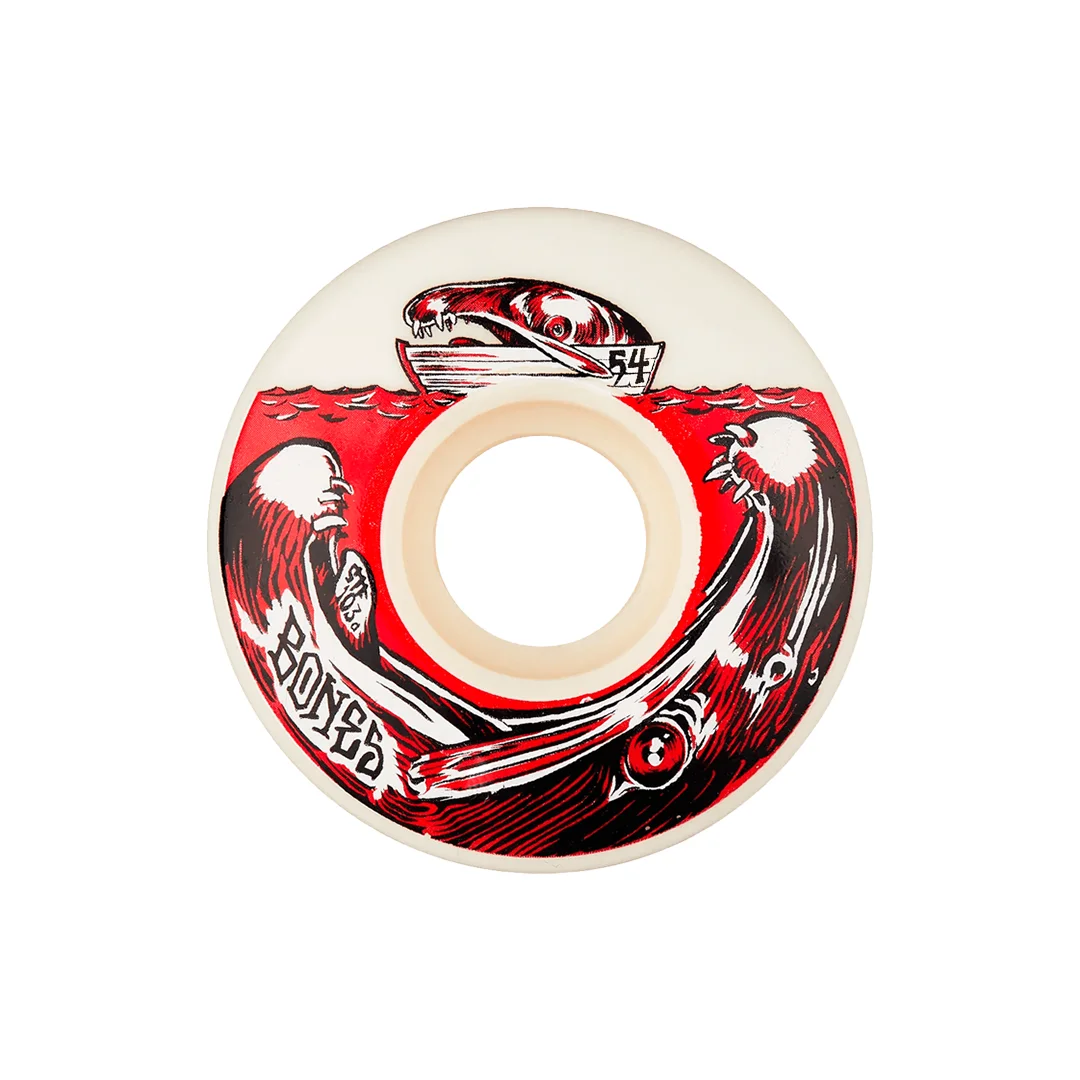 Ruedas Bones STF 103A Salmon Dinner Red 54mm