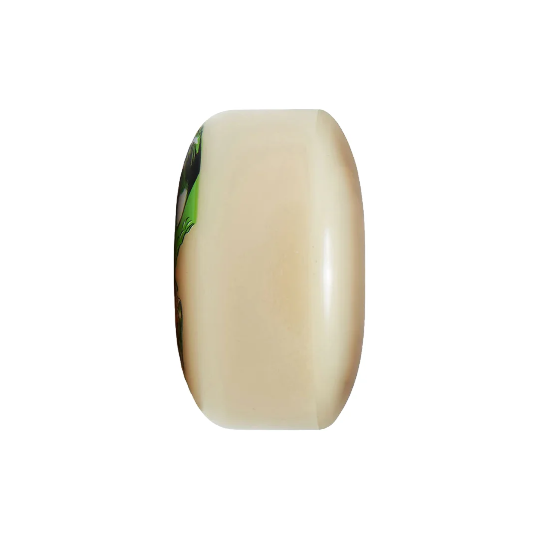 Ruedas Bones STF V3 Slims 99A Salmon Dinner Green 54mm - Imagen 3
