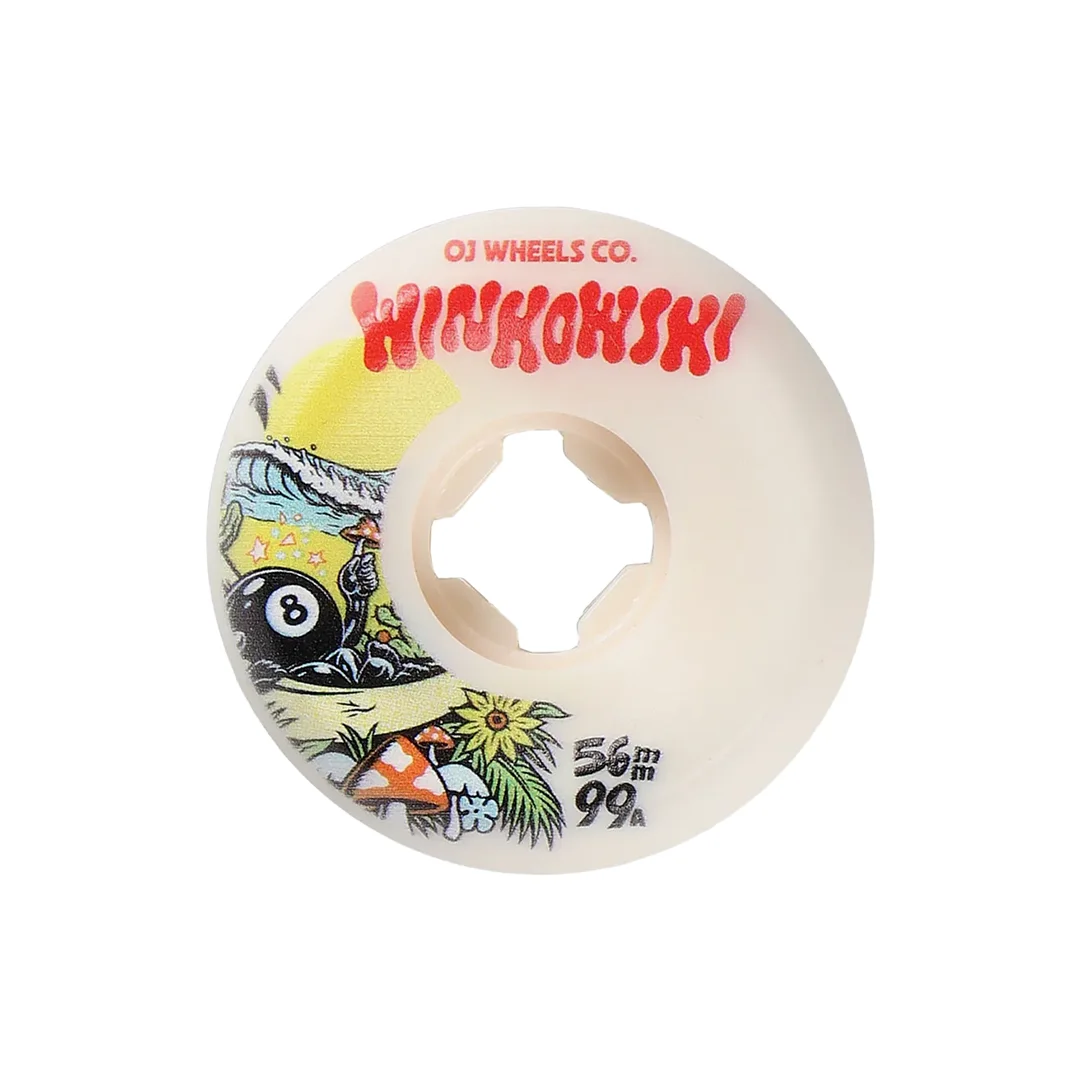 Ruedas OJ's Wheels 99A Elite Mini Combo Winkowski Mushroom White 56mm