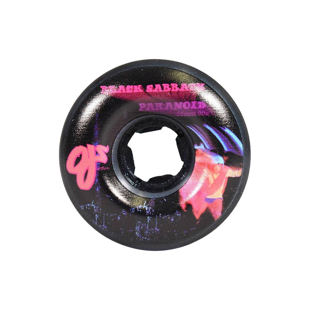 Ruedas OJ's Wheels X Black Sabbath Paranoid 99A Chubbies Black 56mm