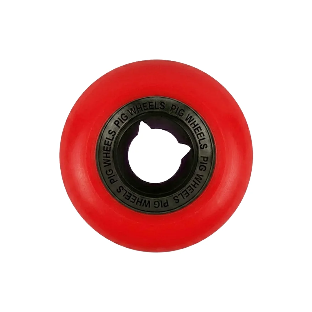 Ruedas Pig Clásicas 88A Rojas 53mm - Imagen 3
