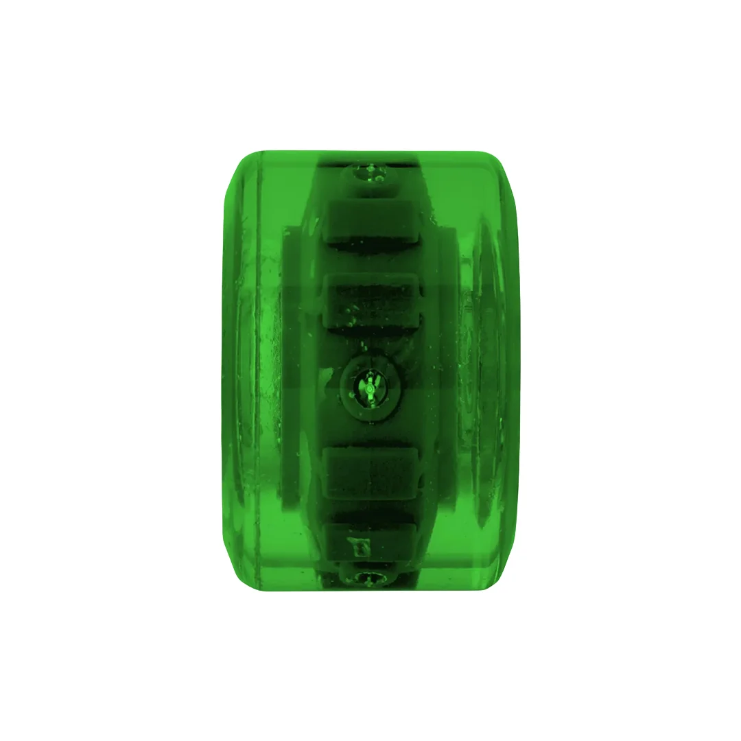 Ruedas Slime Balls Screaming Slime Light Ups OG 78A Green Yellow 60mm - Imagen 2