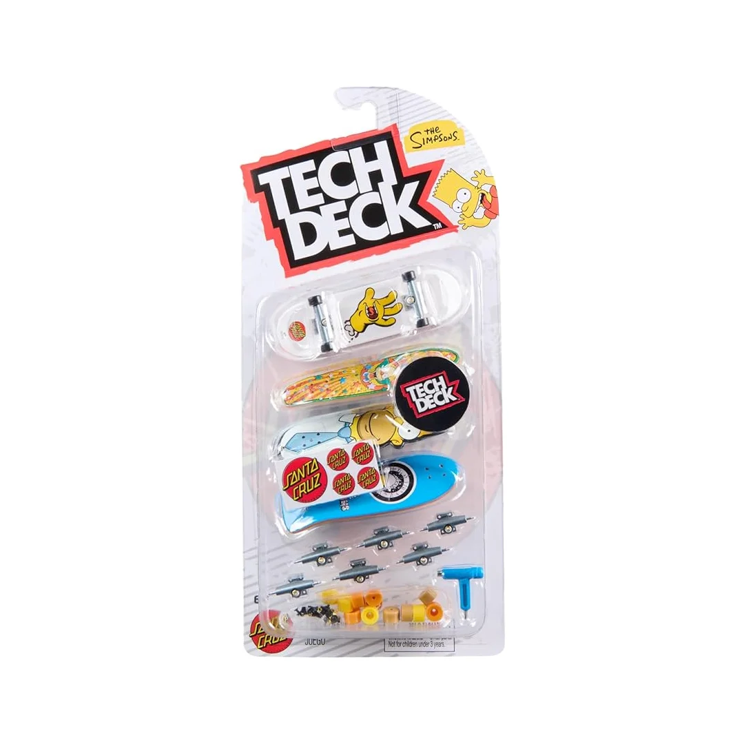 Set de 4 Fingerboards Tech Deck The Simpsons - Imagen 2