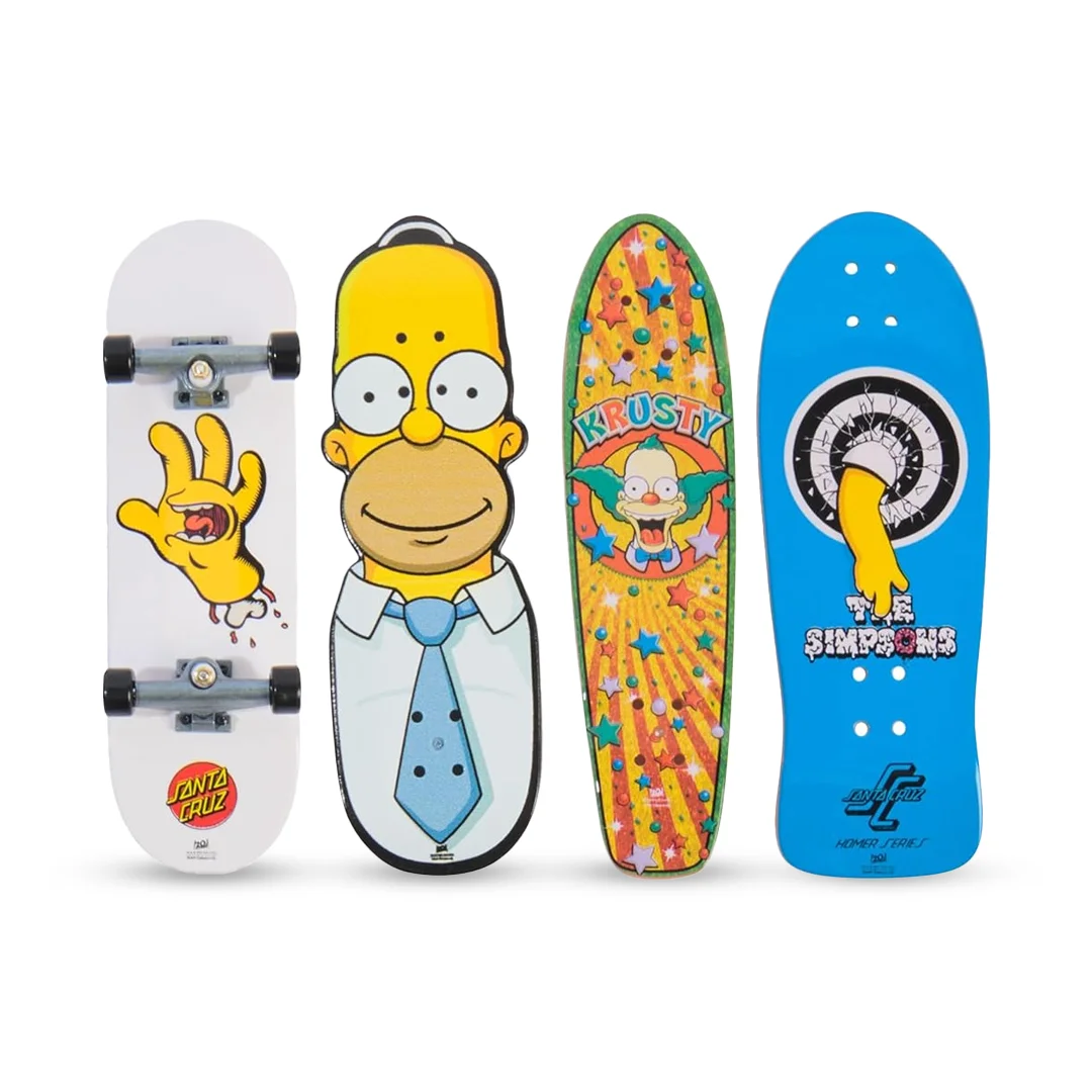 Set de 4 Fingerboards Tech Deck The Simpsons