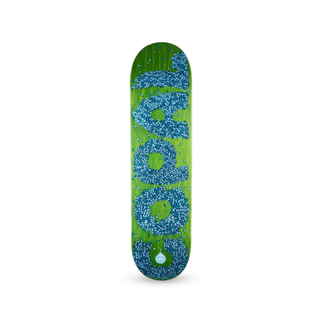 Tabla Copal Hojas Azul Verde 7.75"