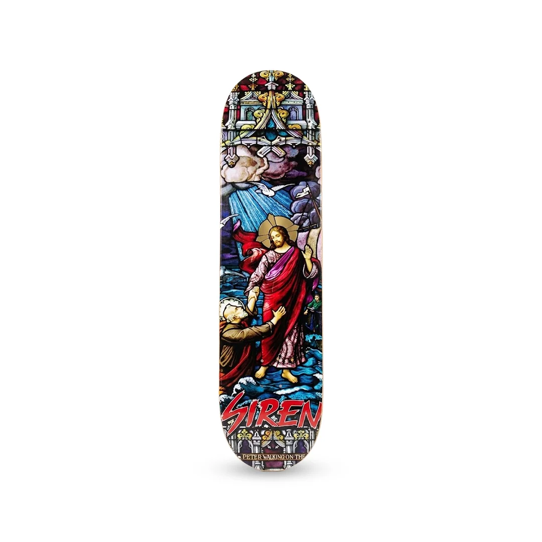 Tabla Siren Peter Stained Glass 8"