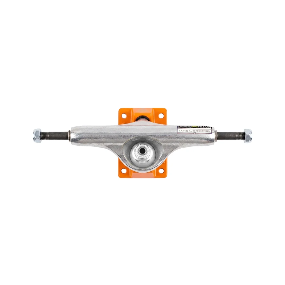 Trucks Shivers Pro Lights Be Free Plata Naranja 8" - Imagen 3