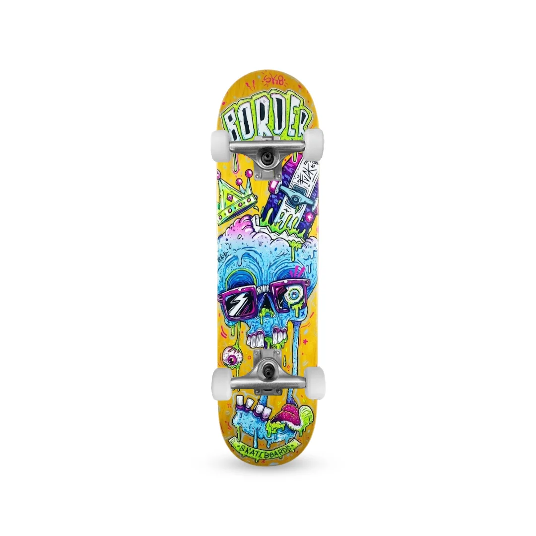 Patineta Armada Border Cráneo 8"