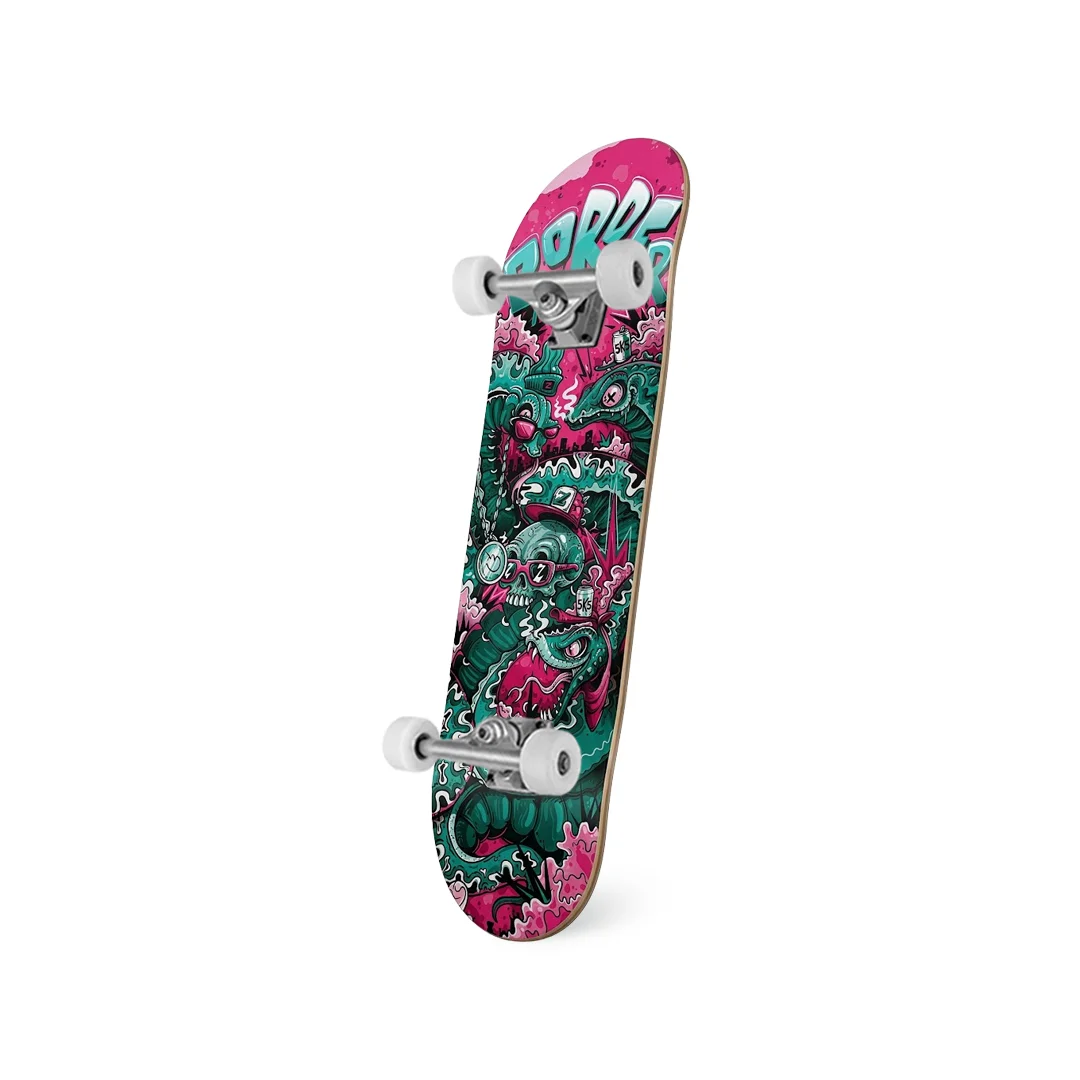 Patineta Armada Border Snake Pink 8" - Imagen 2