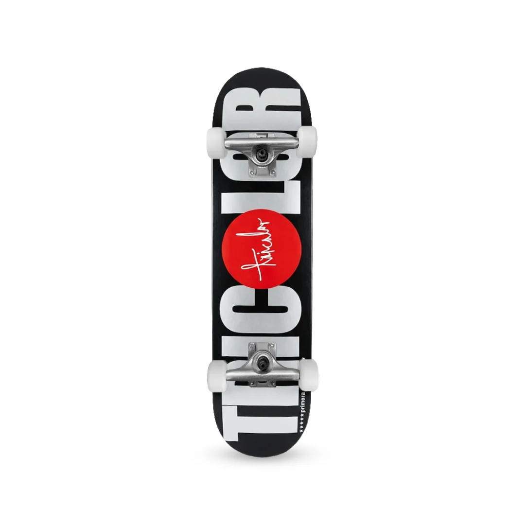 Patineta Armada Tricolor X Primera Calidad Foil Plata 8"