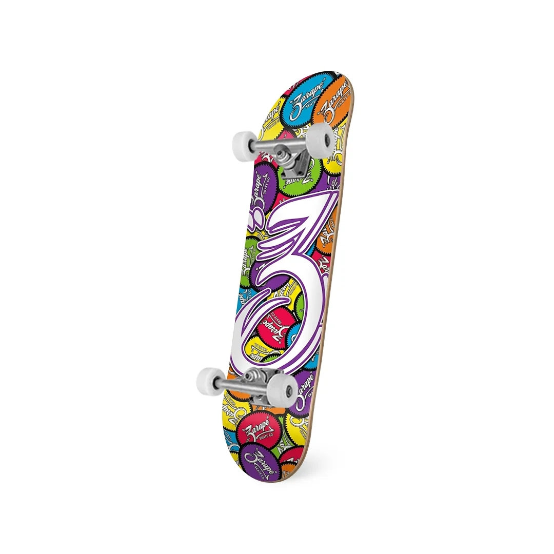 Patineta Armada Zarape Sellos 8.25" - Imagen 2