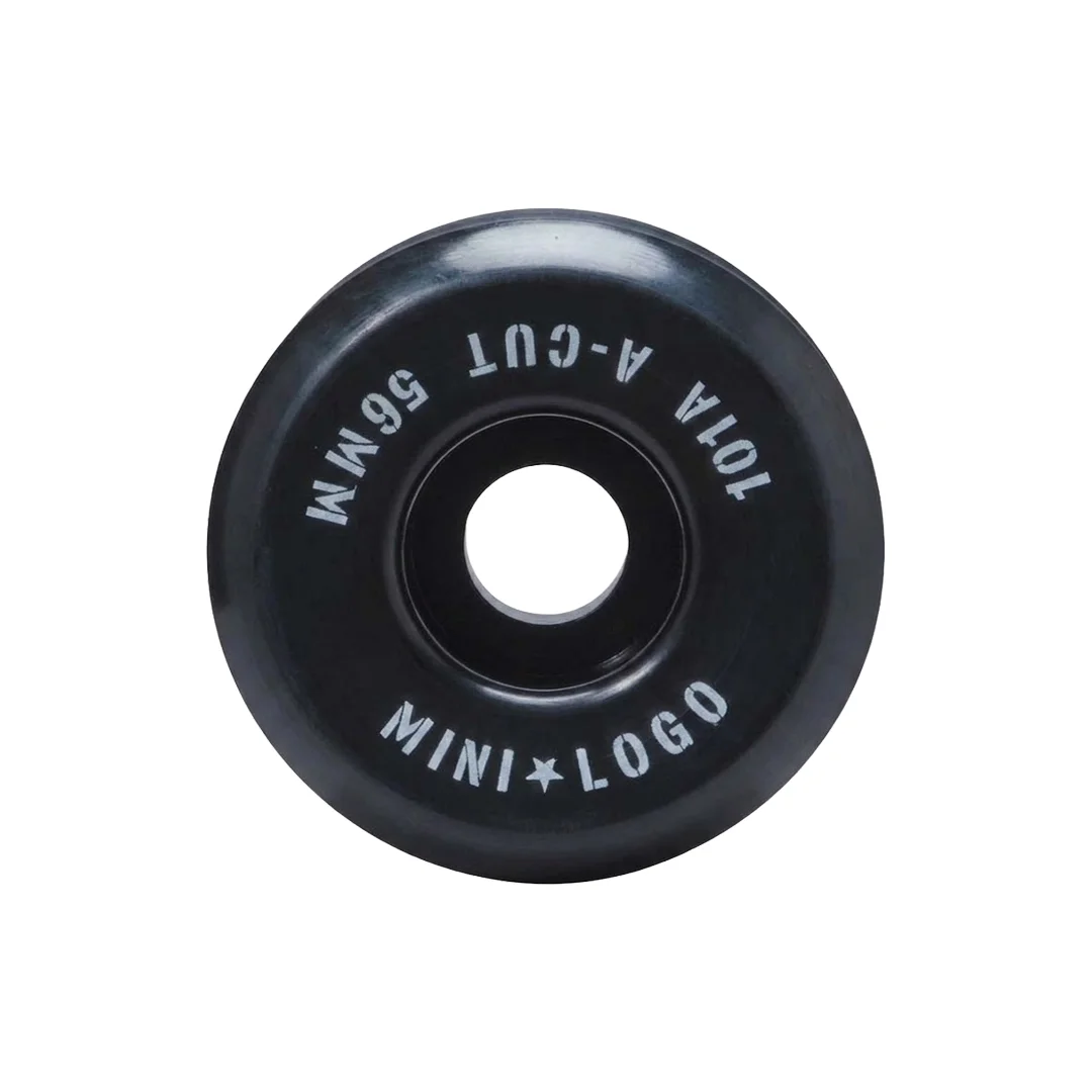 Ruedas Mini Logo A Cut 101A Black 56mm