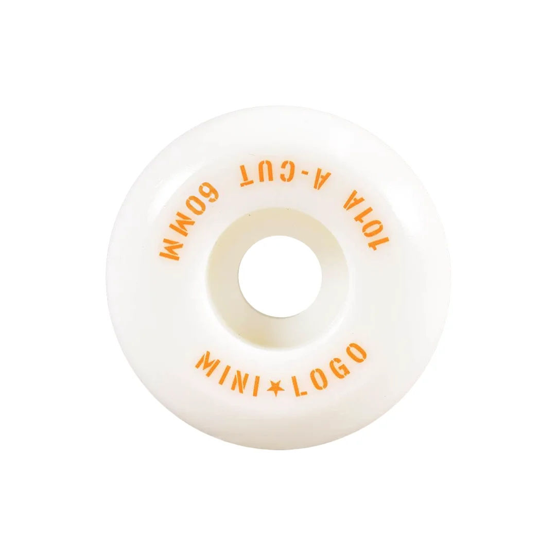 Ruedas Mini-Logo A-Cut 101A White 60mm