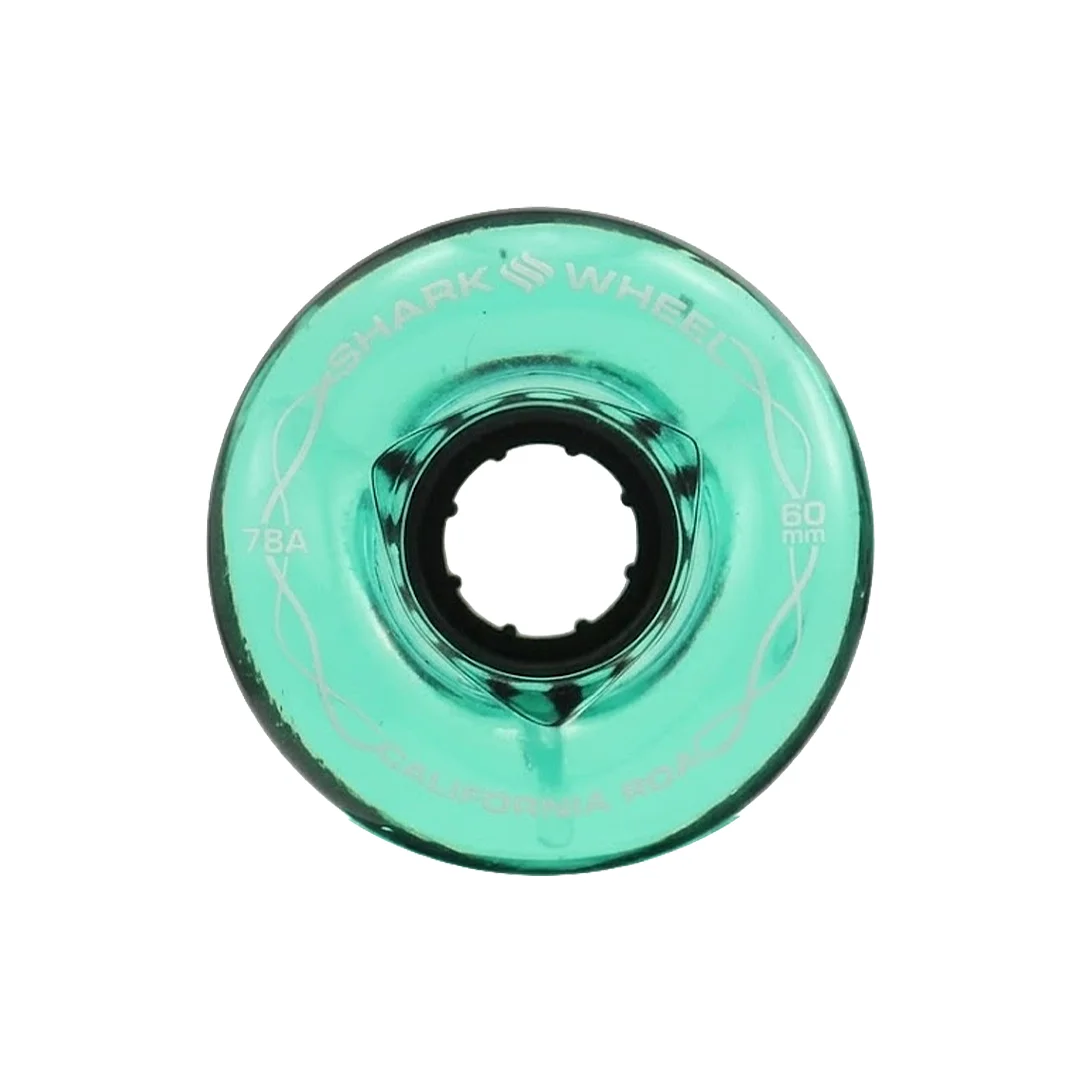 Ruedas Shark Wheel 78A ADN Verde Transparente 60mm
