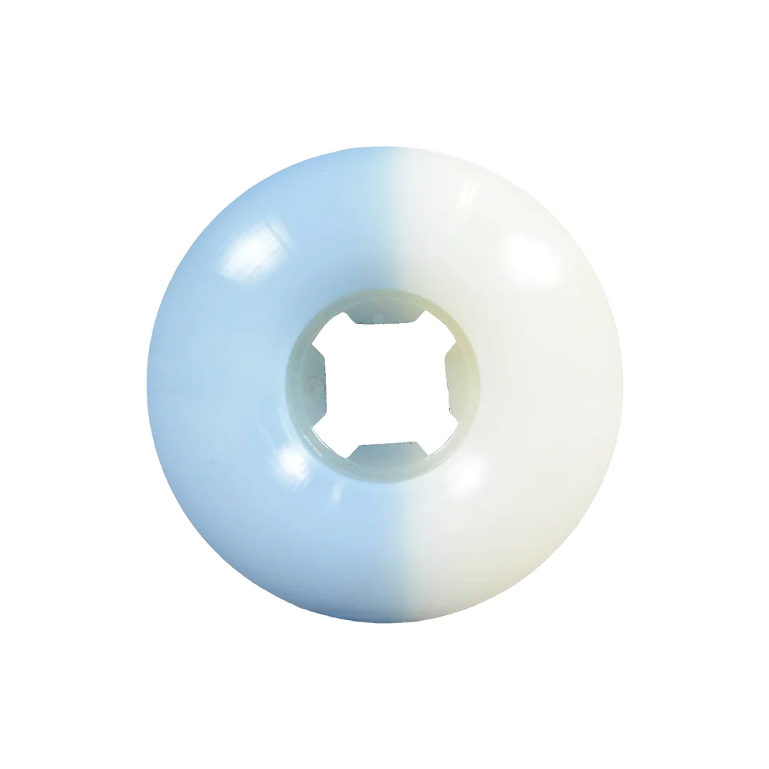 Ruedas Slime Balls Hairballs 50-50 95A White Blue 53mm - Imagen 3