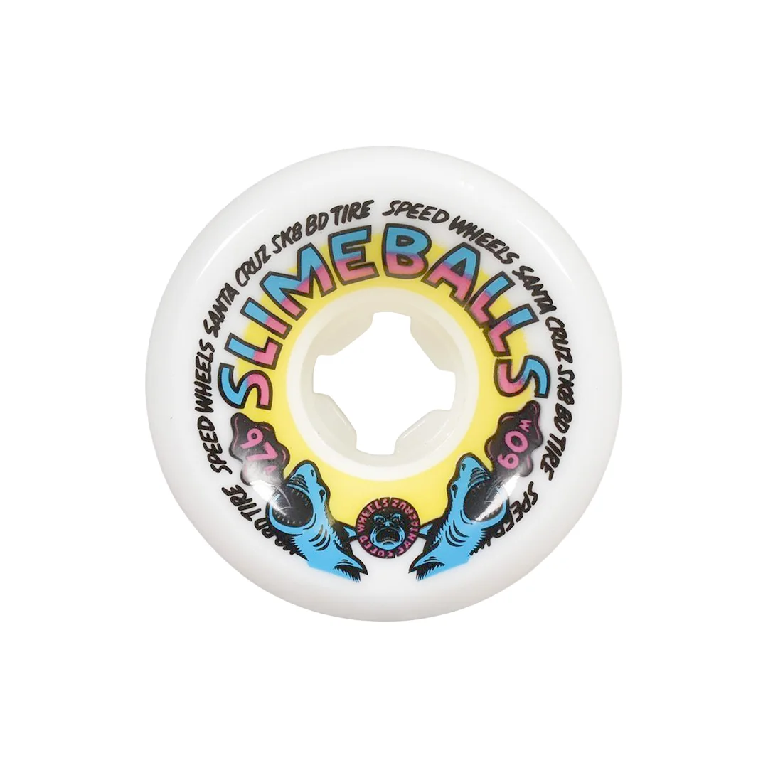 Ruedas Slime Balls Hertiage Shark Spew Vomits 97A White 60mm