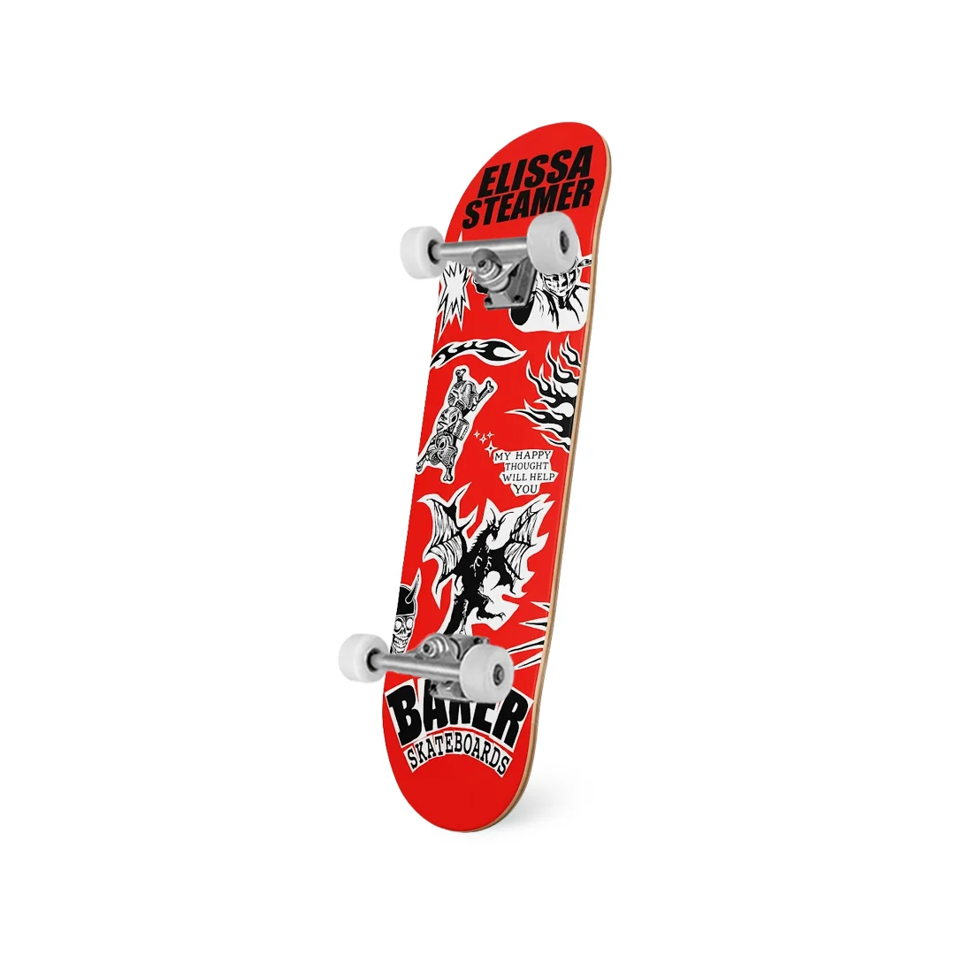 Patineta Armada Baker Elissa Steamer Divine Evil 8.0" - Imagen 2