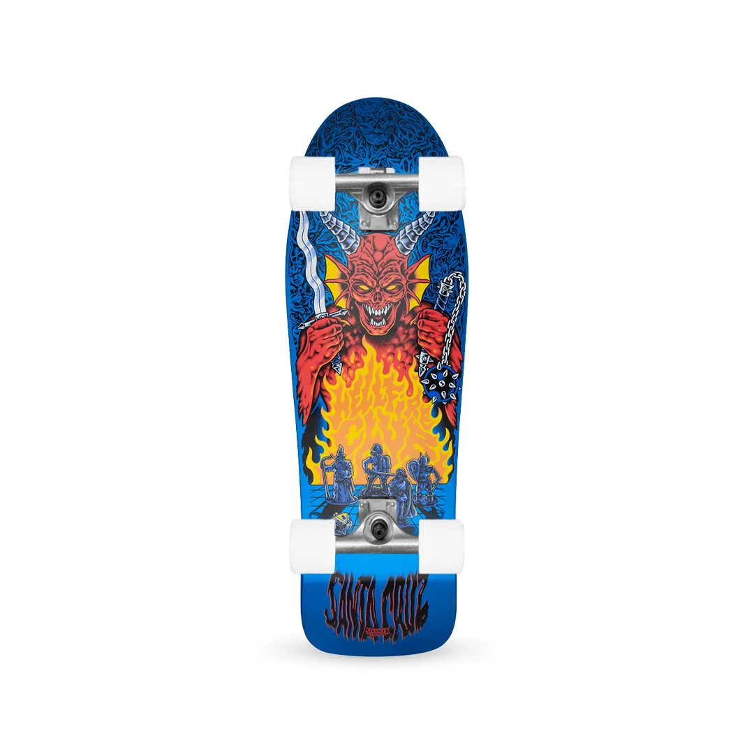 Patineta Armada Cruiser Santa Cruz X Stranger Things Knox Hellfire Pit 10.07"