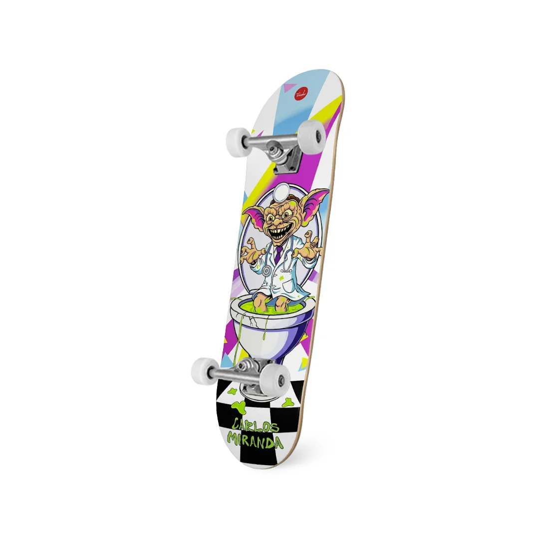 Patineta Armada Tricolor Carlos Miranda Dr. Gremlin 8.0" - Imagen 2