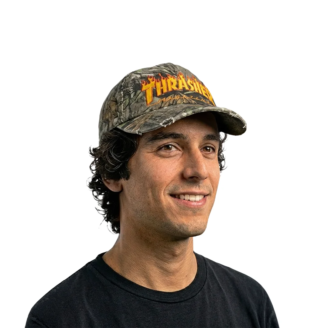 Gorra Thrasher Flame Distressed Camo